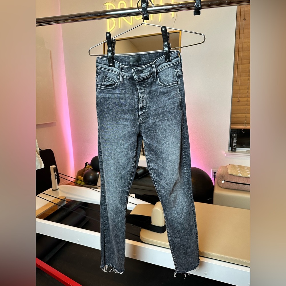 Mother Acid Washed Skinny Jeans  SIZE 26